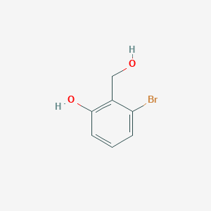molecular formula C7H7BrO2 B1446849 3-Bromo-2-(hydroxymethyl)phenol CAS No. 96911-26-1