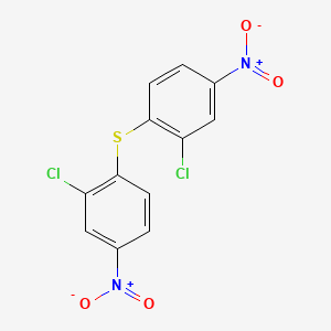 molecular formula C12H6Cl2N2O4S B14468536 Bis(2-chloro-4-nitrophenyl) sulfide CAS No. 65369-91-7