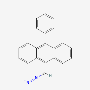 molecular formula C21H14N2 B14468626 9-(Diazomethyl)-10-phenylanthracene CAS No. 66165-58-0