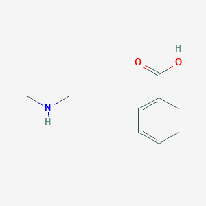 molecular formula C9H13NO2 B14468634 benzoic acid;N-methylmethanamine CAS No. 65339-65-3