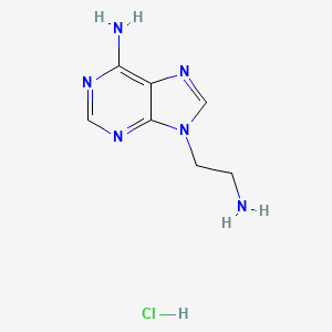 molecular formula C7H11ClN6 B1446864 9-(2-aminoethyl)-9H-purin-6-amine hydrochloride CAS No. 197712-56-4