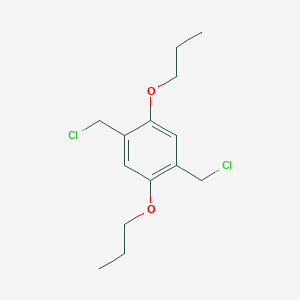 molecular formula C14H20Cl2O2 B14468645 1,4-Bis(chloromethyl)-2,5-dipropoxybenzene CAS No. 65823-50-9
