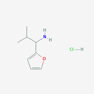 1-(Furan-2-yl)-2-methylpropan-1-amine hydrochloride