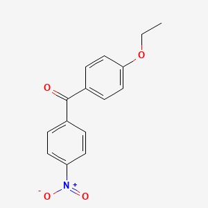 molecular formula C15H13NO4 B14468727 (4-Ethoxyphenyl)(4-nitrophenyl)methanone CAS No. 69557-75-1