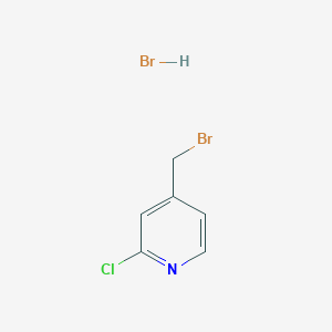 molecular formula C6H6Br2ClN B1446878 4-(Bromomethyl)-2-chloropyridine hydrobromide CAS No. 32938-48-0