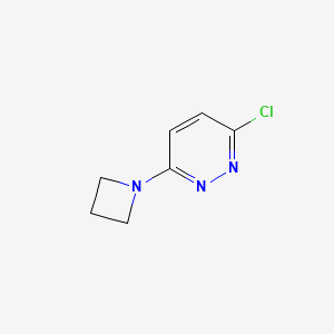 B1446893 3-(Azetidin-1-yl)-6-chloropyridazine CAS No. 1352754-17-6