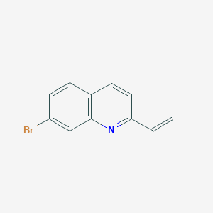 molecular formula C11H8BrN B1446894 7-Bromo-2-vinylquinoline CAS No. 1416146-99-0