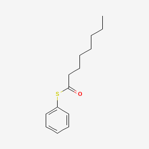 molecular formula C14H20OS B14468949 S-phenyl octanethioate CAS No. 65842-42-4