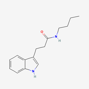 molecular formula C15H20N2O B14469009 N-butyl-3-(1H-indol-3-yl)propanamide CAS No. 69397-86-0