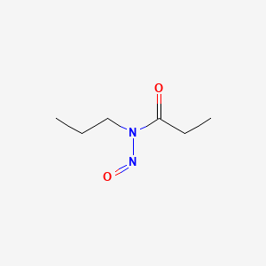 molecular formula C6H12N2O2 B14469039 Propionamide, N-nitroso-N-propyl- CAS No. 65792-56-5