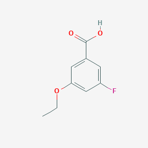 molecular formula C9H9FO3 B1446910 3-Ethoxy-5-fluorobenzoic acid CAS No. 1350539-96-6