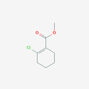 molecular formula C8H11ClO2 B14469159 Methyl 2-chlorocyclohex-1-ene-1-carboxylate CAS No. 66839-37-0