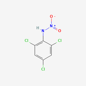 molecular formula C6H3Cl3N2O2 B14469177 Benzenamine, 2,4,6-trichloro-N-nitro- CAS No. 71756-89-3