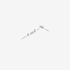 molecular formula C4H6Hg B14469198 Methyl(prop-1-yn-1-yl)mercury CAS No. 72250-66-9