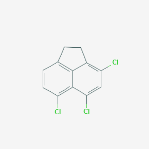 molecular formula C12H7Cl3 B144692 3,5,6-Trichloro-1,2-dihydroacenaphthylene CAS No. 15248-00-7