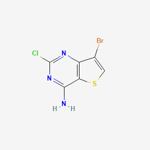 7-Bromo-2-chlorothieno[3,2-d]pyrimidin-4-amine