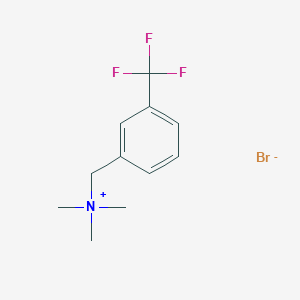 molecular formula C11H15BrF3N B14469214 N,N,N-Trimethyl[3-(trifluoromethyl)phenyl]methanaminium bromide CAS No. 71324-01-1