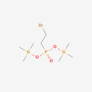 molecular formula C8H22BrO3PSi2 B14469236 Bis(trimethylsilyl) (2-bromoethyl)phosphonate CAS No. 69310-54-9