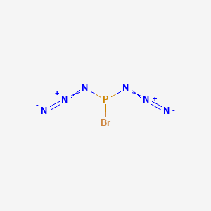 molecular formula BrN6P B14469244 Phosphorodiazidous bromide CAS No. 69715-78-2