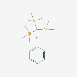 molecular formula C16H32Si4 B14469247 CID 12553100 