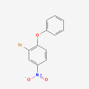 molecular formula C12H8BrNO3 B1446927 2-Bromo-4-nitro-1-phenoxybenzene CAS No. 1071172-96-7