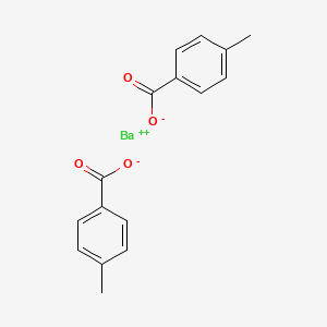 molecular formula C16H14BaO4 B14469296 Barium p-methylbenzoate CAS No. 93904-98-4