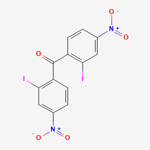 molecular formula C13H6I2N2O5 B14469356 Bis(2-iodo-4-nitrophenyl)methanone CAS No. 71641-61-7