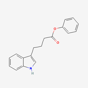 molecular formula C18H17NO2 B14469361 Phenyl 4-(1H-indol-3-yl)butanoate CAS No. 72218-92-9