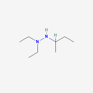 molecular formula C8H20N2 B14469379 1,1-Diethyl-2-sec-butylhydrazine CAS No. 67398-40-7