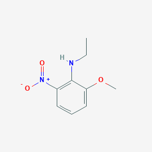 molecular formula C9H12N2O3 B1446944 N-ethyl-2-methoxy-6-nitroaniline CAS No. 1416554-51-2