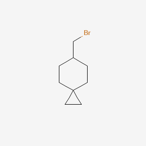 molecular formula C9H15B B1446946 6-(Bromomethyl)spiro[2.5]octane CAS No. 1621225-50-0