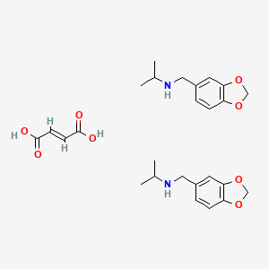 molecular formula C26H34N2O8 B14469487 N-Isopropyl-piperonylamine fumarate CAS No. 72156-41-3