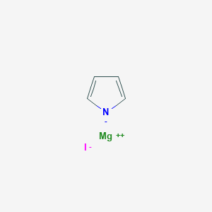 molecular formula C4H4IMgN B14469512 magnesium;pyrrol-1-ide;iodide CAS No. 66202-47-9