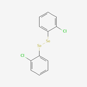 molecular formula C12H8Cl2Se2 B14469543 Diselenide, bis(2-chlorophenyl) CAS No. 69447-35-4