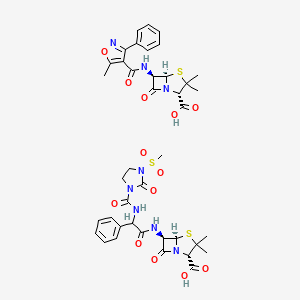 molecular formula C40H44N8O13S3 B14469575 Optocillin CAS No. 72539-76-5
