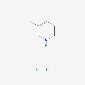 molecular formula C6H12ClN B1446968 5-Methyl-1,2,3,6-tetrahydropyridine hydrochloride CAS No. 1523617-83-5