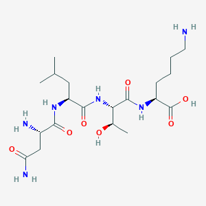 molecular formula C20H38N6O7 B14469745 H-Asn-Leu-Thr-Lys-OH CAS No. 71937-81-0