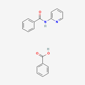 molecular formula C19H16N2O3 B14469752 benzoic acid;N-pyridin-2-ylbenzamide CAS No. 67707-63-5