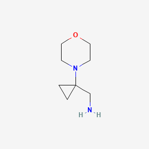 [1-(Morpholin-4-yl)cyclopropyl]methanamine