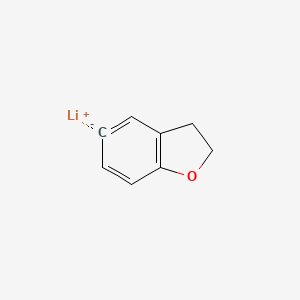 molecular formula C8H7LiO B14469816 lithium;3,5-dihydro-2H-1-benzofuran-5-ide CAS No. 68151-00-8