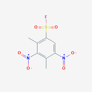 2,4-Dimethyl-3,5-dinitrobenzene-1-sulfonyl fluoride