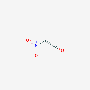 molecular formula C2HNO3 B14469855 Ethenone, nitro- CAS No. 72751-68-9