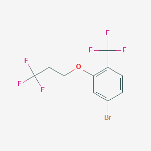 4-Bromo-1-(trifluoromethyl)-2-(3,3,3-trifluoropropoxy)benzene