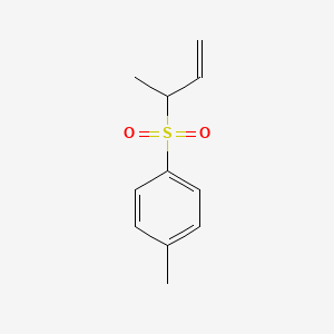 molecular formula C11H14O2S B14469954 1-(But-3-ene-2-sulfonyl)-4-methylbenzene CAS No. 68978-36-9