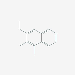 molecular formula C14H16 B14470007 3-Ethyl-1,2-dimethylnaphthalene CAS No. 65319-44-0