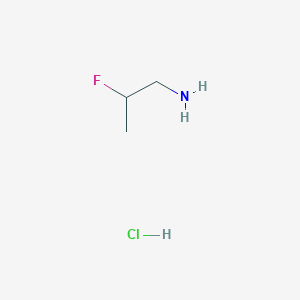 molecular formula C3H9ClFN B1447001 2-氟丙胺盐酸盐 CAS No. 2098116-13-1