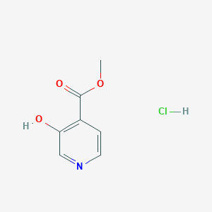 molecular formula C7H8ClNO3 B1447009 Methyl 3-hydroxypyridine-4-carboxylate hydrochloride CAS No. 1803590-16-0