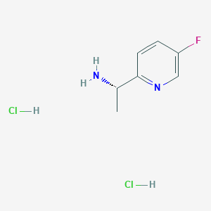molecular formula C7H11Cl2FN2 B1447012 (S)-1-(5-氟吡啶-2-基)乙胺二盐酸盐 CAS No. 1208893-73-5