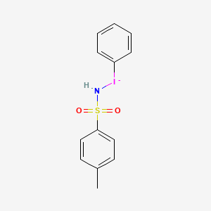 molecular formula C13H13INO2S- B1447018 [N-(p-Toluenesulfonyl)imino]phenyliodinane CAS No. 55962-05-5