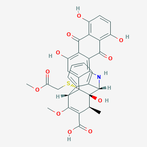 molecular formula C33H27NO11S B144702 Dynemicin S CAS No. 132645-97-7